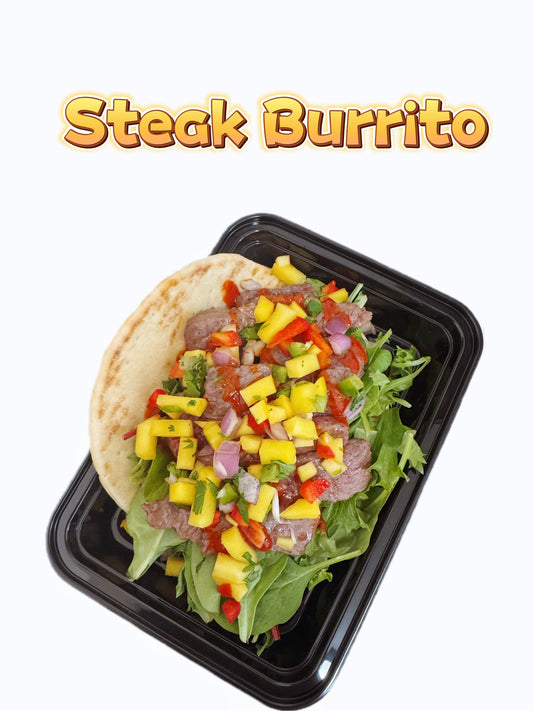 Beef Rainbow Burrito